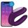 Satisfyer Double Joy - nutikas, veekindel paarivibraator (lilla)