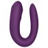 Satisfyer Double Joy - nutikas, veekindel paarivibraator (lilla)