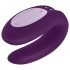 Satisfyer Double Joy - nutikas, veekindel paarivibraator (lilla)