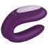 Satisfyer Double Joy - nutikas, veekindel paarivibraator (lilla)