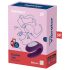 Satisfyer Double Joy - nutikas, veekindel paarivibraator (lilla)