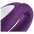 Satisfyer Double Joy - nutikas, veekindel paarivibraator (lilla)