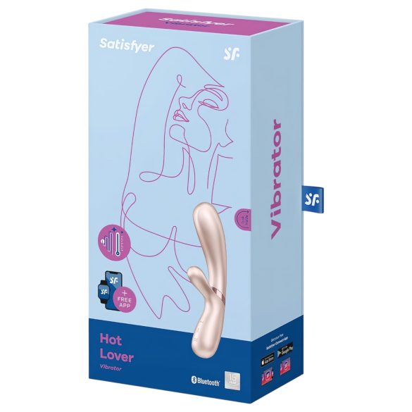 Satisfyer Hot Lover - kliitori ja G-punkti vibraator - hõbedane