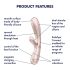 Satisfyer Hot Lover - tark hõbedane vibraator