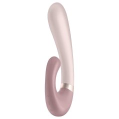   Satisfyer Heat Wave - soojendusega vibreeriv vibraator - kaugjuhitav - beež