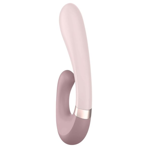 Satisfyer Heat Wave - soojendusega vibreeriv vibraator - kaugjuhitav - beež