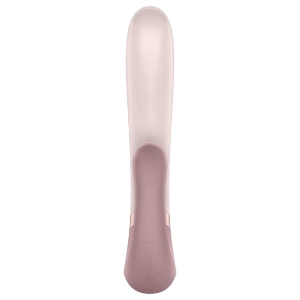 Satisfyer Heat Wave - soojendusega vibreeriv vibraator - kaugjuhitav - beež
