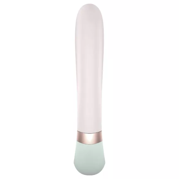 Satisfyer Heat Wave - Äpiga juhitav soojendusega vibraator (mündiroheline)