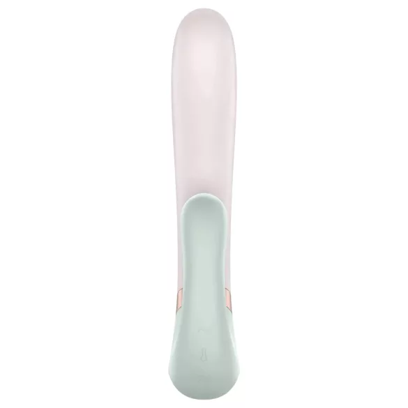 Satisfyer Heat Wave - Äpiga juhitav soojendusega vibraator (mündiroheline)