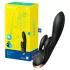 Satisfyer Double Flex - rakendusega juhitav kliitoriharudega vibraator (must)