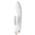 Satisfyer Double Flex - rakendusega juhitav kliitorivarrega vibraator (valge)
