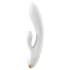 Satisfyer Double Flex - rakendusega juhitav kliitorivarrega vibraator (valge)