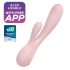 Satisfyer Mono Flex - nutikas veekindel vibraator (roosa)