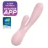Satisfyer Mono Flex - rakendusega juhitav vibraator (roosa)