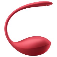 Satisfyer Shiny Petal - juhtmevaba vibreeriv muna - punane