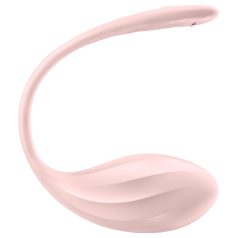 Satisfyer Ribbed Petal - juhtmevaba vibreeriv muna - roosa