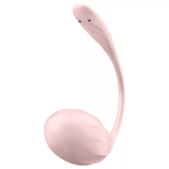 Satisfyer Ribbed Petal - juhtmevaba vibreeriv muna - roosa