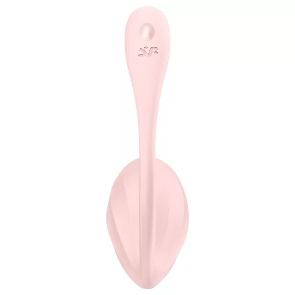 Satisfyer Ribbed Petal - juhtmevaba vibreeriv muna - roosa
