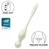Satisfyer Love Birds 1 - rakendusega juhitav vibreeriv geishapall (valge)