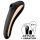 Satisfyer Dual Kiss - laetav vag- ja kliitorivibraator (must)
