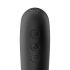 Satisfyer Dual Kiss - laetav vag- ja kliitorivibraator (must)