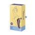 Satisfyer Dual Kiss - 2in1, tupe- ja kliitorivibraator (lilla)