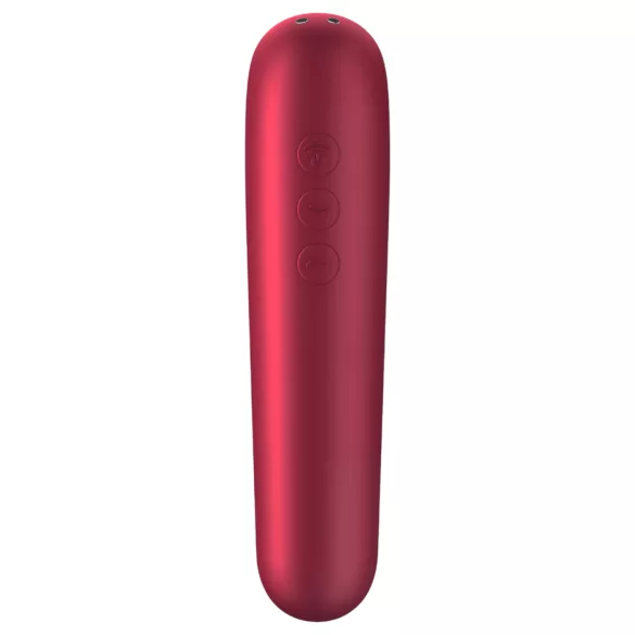 Satisfyer Dual Love - nutikas tupe- ja kliitorivibraator - punane