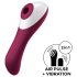 Satisfyer Dual Crush - aku tupe- ja kliitorivibraator - punane