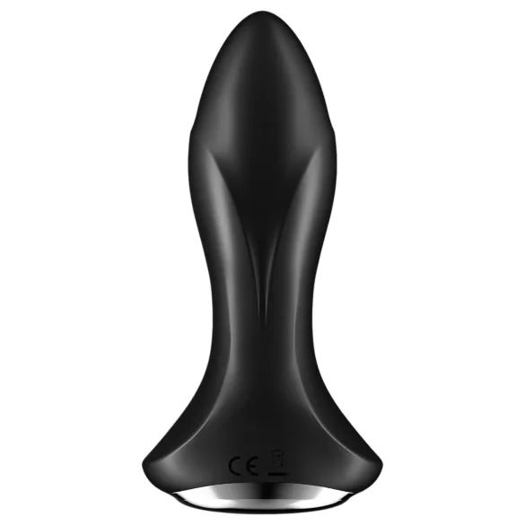 Satisfyer Rotator Plug 1 - pärlitega anaalvibraator (must)