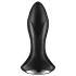 Satisfyer Rotator Plug 1 - pärlitega anaalvibraator (must)