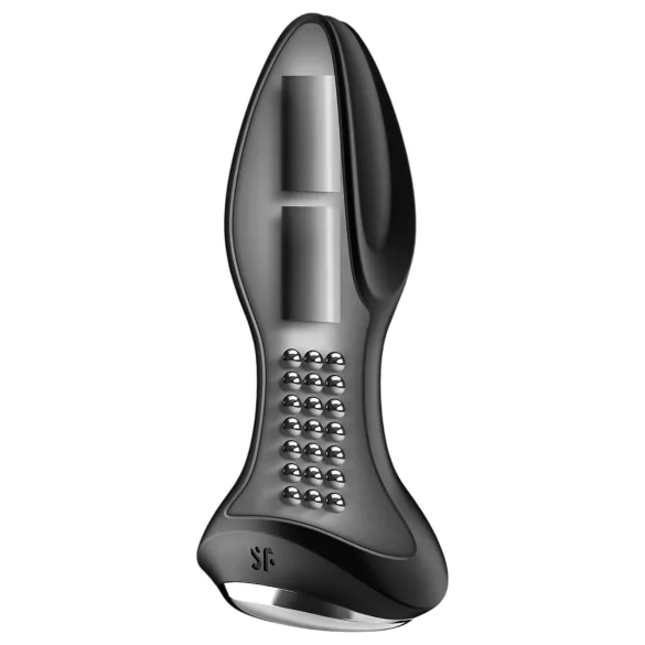Satisfyer Rotator Plug 2 - pärlitega anaalseks vibraator - must