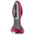 Satisfyer Rotator Plug 2 - laetav pärlitega anaalvibraator (punane)