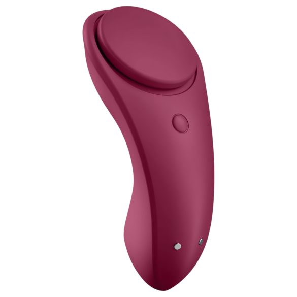 Satisfyer Sexy Secret - nutikas veekindel aluspükste vibraator (punane)