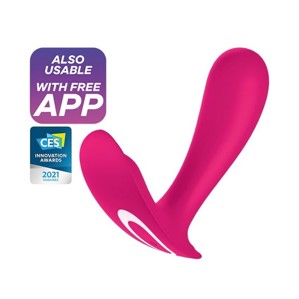 Satisfyer Top Secret - nutikas kahe mootoriga vibraator (roosa)