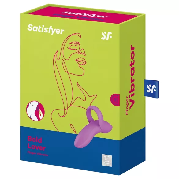 Satisfyer Bold Lover - akuga veekindel sõrmevibraator - roosa
