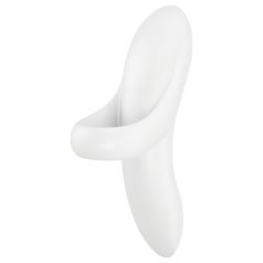   Satisfyer Bold Lover - akuga veekindel sõrmevibraator - valge