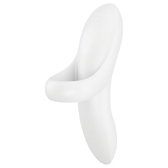 Satisfyer Julge Armuke - laetav, veekindel sõrmevibraator (valge)