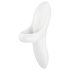 Satisfyer Julge Armuke - laetav, veekindel sõrmevibraator (valge)