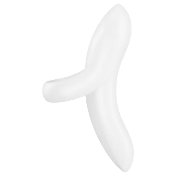 Satisfyer Bold Lover - akuga veekindel sõrmevibraator - valge