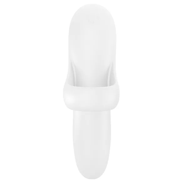 Satisfyer Bold Lover - akuga veekindel sõrmevibraator - valge