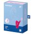 Satisfyer High Fly - laetav, veekindel kliitorivibraator (roosa)