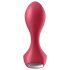Satisfyer Backdoor Lover - akutoitega veekindel anaaldildo (punane)