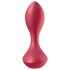 Satisfyer Backdoor Lover - akutoitega veekindel anaaldildo (punane)