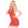 Penthouse Sweet & Spicy - pitsist kaelakeega komplekt (punane) - M/L