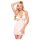 Penthouse Sweet & Spicy - pitsine kaelarihmaga komplekt (valge) - L/XL