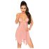 Penthouse Sweet Beast - roosa babydoll komplekt - M/L