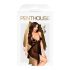 Penthouse Sweet Beast - roosades toonides babydoll-komplekt (must) - M/L