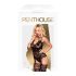Penthouse Hottie - pitsiline, paeltega võrksärk (must) - XL