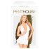 Penthouse Earth-shaker - kaelarihmaga kleit ja stringid (valge)