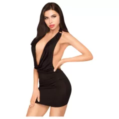   Penthouse - naiste seksikas kaelapaelaga kleit ja stringid - must - M/L